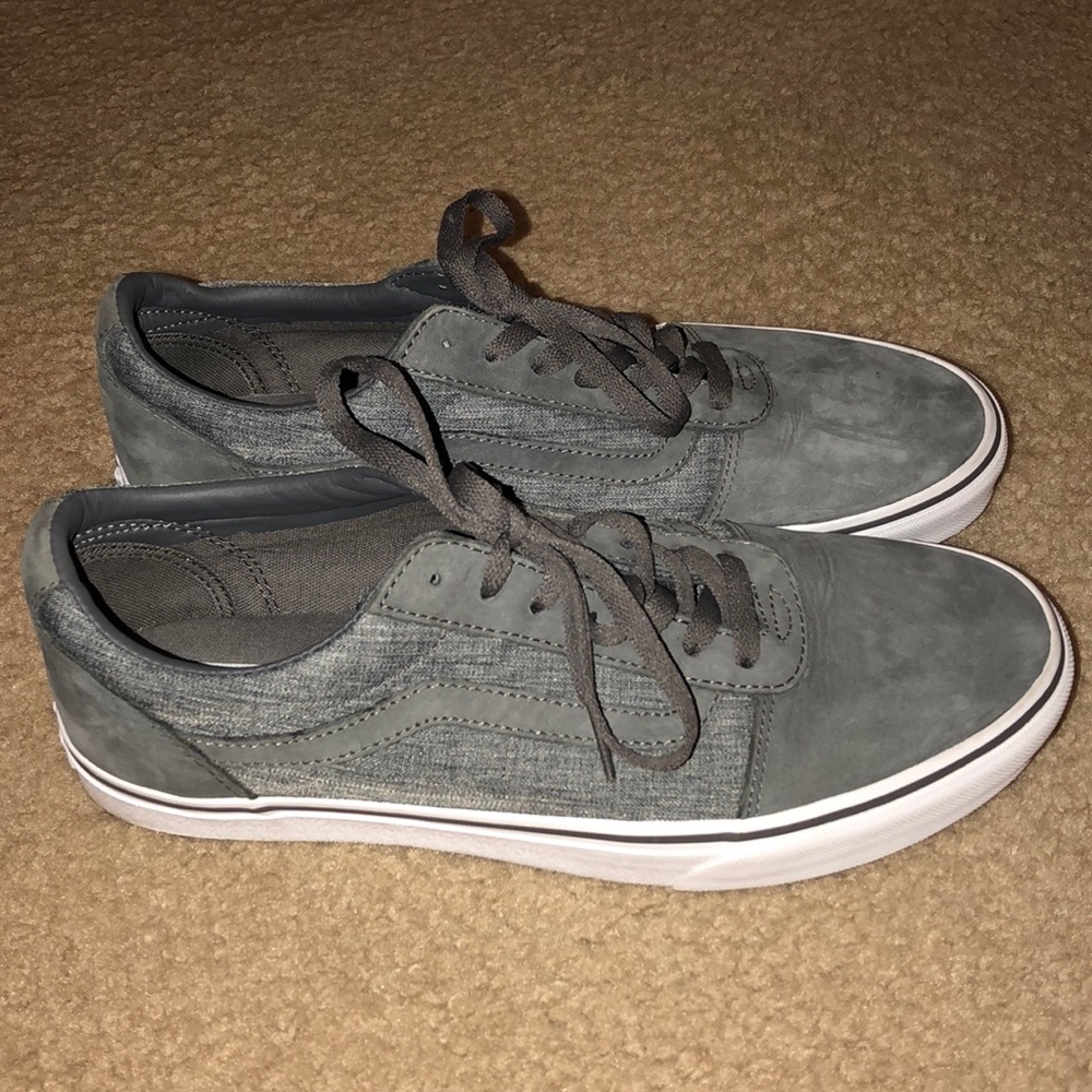 Grey Suede Vans size 10